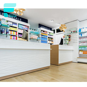 Étagères de <span class=keywords><strong>pharmacie</strong></span> en <span class=keywords><strong>bois</strong></span>, décoration moderne de magasin de <span class=keywords><strong>pharmacie</strong></span>, comptoir d'exposition, design professionnel - Product Image 5