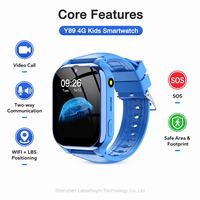 Nouvelle Montre Connectée 4G pour Enfants Y89 2026, Écran HD 1,83 Pouces, Appel Vidéo, WiFi, Positionnement LBS, SOS, Clôture de Sécurité, 630 mAh, IP67 pour Enfants