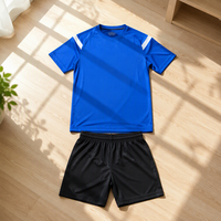 Maillot de football personnalisé imprimé pour homme adulte, 100 % polyester, ensemble uniforme d'entraînement pour équipe