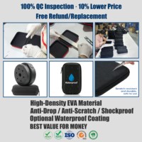 EVA-étui de transport pour disques durs et cartes mémoire, housse de protection et stockage pour accessoires électroniques, powerbank, HDD, SD