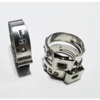 Collier de serrage à oreille unique en acier inoxydable KEYFOSS, sans palier, 6,5 mm