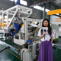 Chaîne de production automatique à haute fréquence d'extrusion de feuille en plastique machine d'extrudeuse de feuille d'ABS