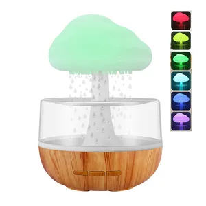 New Best Water Drop Fragrance Nebulizing Diffuser Essential oil Electronic Home Wood Grain Humidifier Cloud Aromatic Diffuser