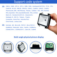 EMT8021 Mini Lector de Códigos QR 1D 2D Integrado, Módulo Escáner de Códigos de Barras USB TTL para Android Linux