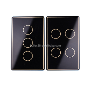 Disesuaikan kualitas tinggi 1.5 mm-3.0 mm ketebalan pencahayaan hotel kontrol panel kaca saklar sentuh pabrik - Product Image 5