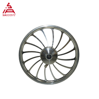 Jante de roue avant et arrière en aluminium 20x2.125 pouces avec frein à tambour pour systèmes de carrosserie de quadricycle électrique