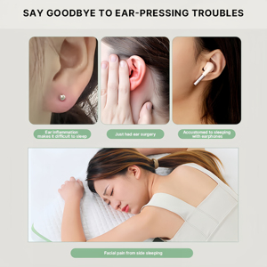 Almohada Moderna Ergonómica en Forma de B de Espuma Viscoelástica para Dormir de Lado, Alivia Presiones y Úlceras por Presión, Ecológica, de Látex y Espuma Viscoelástica Verde - Product Image 2