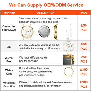 Relojes de Lujo Personalizados para Hombre con Logotipo, Reloj de Cuarzo Dorado de Lujo Premium para Hombre, Caja de Acero Inoxidable, Relojes de Pulsera para Hombre - Product Image 3