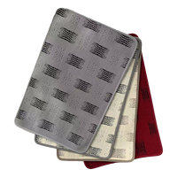 Premium Fleckresistenter Jacquard-Schlingenflor-Teppichstoff 350g Weicher Langlebiger Heimteppich für Wohnzimmer und Schlafzimmer