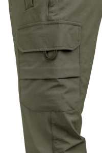 Pantalones Tácticos Casuales Negros para Todo Clima, Corte Ajustado, Tela de Lona Resistente al Viento, Jeans de Lavado Oscuro Hechos a Medida, Hechos en Turquía - Product Image 5