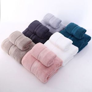 Lot de serviettes de bain de luxe personnalisées en coton pur 100% avec logo, 35x75cm 140g, 70x140cm 450g, 80x160cm 800g, pour hôtels et cadeaux - Product Image 4