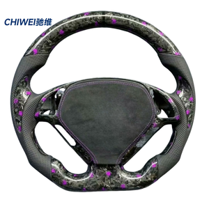 Volant <span class=keywords><strong>sport</strong></span> en cuir pour <span class=keywords><strong>Infiniti</strong></span> <span class=keywords><strong>Q30</strong></span>/Q50/QX70/Q60/QX80 - Fibre de carbone - Poignée de 35 mm - 3 branches - Product Image 4