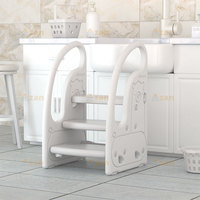 Tabouret d'escalade multifonctionnel pour enfants 3 en 1, marchepied en plastique pour tout-petits, pour lavabo de salle de bain, comptoir de cuisine et chambre à coucher