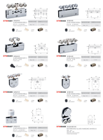 Roulette Porte Coulissante Rouleau Suspendu Vente Chaude Verre Porte et Fenêtre Rouleaux Appartement Concurrentiel KTW09303 Satin Nickel 80kg
