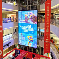 Écran LED publicitaire en film 3D transparent flexible personnalisé P2.6-5.2, écran LED ultra-fin pour vitrine de magasin