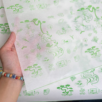 Papier de Soie d'Emballage Blanc Luxe, Haute Qualité, Personnalisé avec Logo, Couché, Imprimé Recto, Rouleau Cadeau en Papier de Luxe pour Artisanat