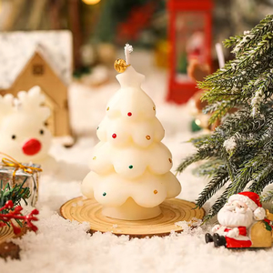 Hot Sale Home Decor Christmas <b>Gifts</b> Cute Christmas Tree Aroma <b>Candle</b> Aromatic Tree Scented <b>Candles</b> - Product Image 2