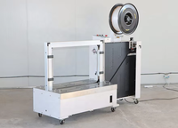 Machine à cerclage automatique électrique pour cartons lourds, table basse 450 mm, avec courroie PP pour boîtes en carton