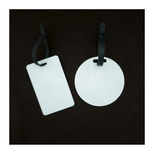 Vente en gros d'étiquettes à bagages en aluminium personnalisées par sublimation étiquettes <span class=keywords><strong>de</strong></span> <span class=keywords><strong>sac</strong></span> <span class=keywords><strong>de</strong></span> voyage en métal vierges par sublimation - Product Image 4