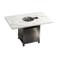 Table de barbecue au gaz modèle Yawei Commercial 420, équipement de barbecue personnalisé pour restaurant