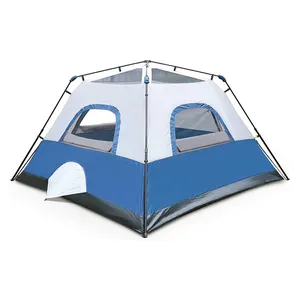 One-Stop-Service Automatisch aufblasbares 6-Personen-Campingzelt tragbares Outdoor-Pop-Up-Zelt Sport