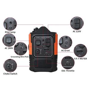 Peut être personnalisé courant alternatif faible bruit 3.5/4KW onduleur générateur main/démarrage électrique 220/230V compteur à affichage numérique - Product Image 3