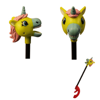 Juguete de Agarre con Cabeza de Unicornio, Pinza de Plástico, Herramienta de Recogida Novedosa para Niños, Regalo de Fiesta con Logotipo Personalizado de Fábrica
