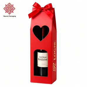 Boîte Cadeau Personnalisable Baoren 750ml pour Vin Rouge – Emballage Écologique et Recyclable en Matériaux Recyclés de Qualité Alimentaire Premium - Product Image 3