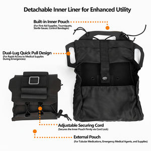 Bolsa Táctica Molle para Primeros Auxilios, Kit de Emergencia de Despliegue Rápido, Bolsa de Utilidad para Camping, Bolsa de Cinturón - Product Image 4