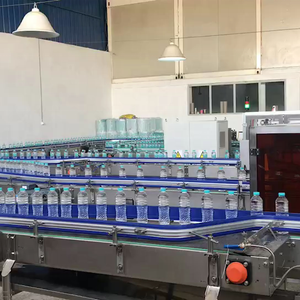 Şişe tampon konveyör masa, gıda fabrikası konveyör hattı, endüstriyel Slat zincirli konveyör makinesi - Product Image 2