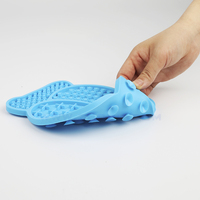 Tapis de ventouse plat personnalisé Double face grande ventouse en caoutchouc avec petites ventouses