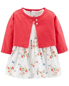 In magazzino di stile di <span class=keywords><strong>autunno</strong></span> a due pezzi 100% cotone delle ragazze del bambino di usura abbigliamento dolce vestito di inverno del bambino - Product Image 1