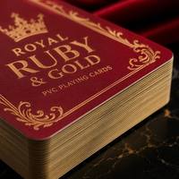 Cartes à Jouer Familiales Haut de Gamme avec Estampage à Chaud Doré, Designs Personnalisés Écologiques, Boîte Rigide en Papier de Luxe avec Finition Vernie
