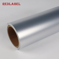 Étiquettes adhésives en PET argent mat pour impression numérique REDLABEL TSM50 - Imperméables, réutilisables, durables, forte adhérence, expédition