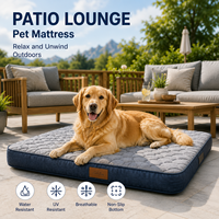Matelas pour petit chien, matelas de voyage en silicone matelassé doux et rafraîchissant, léger et confortable pour l'hiver