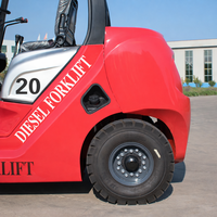 Chariot élévateur diesel 2T à prix d'usine, technologie japonaise, chariot élévateur IC pour le chargement et le déchargement de palettes