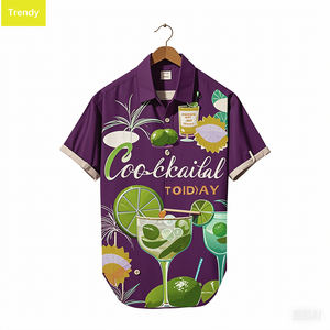 Casual Mens Camisa Havaiana Avec Ireland Guinness Factory Graphics pour une escapade amusante - Product Image 6