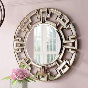 80 من الشركة المصنعة للمصنع الأكثر مبيعاً مرآة مخصصة بإطار جدار الشمس للفنادق المنزلية الفن الزخرفي دروبشيبينغ DDP - Product Image 2