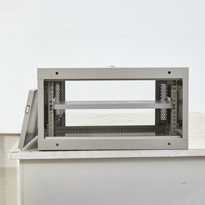 Sang trọng <span class=keywords><strong>19</strong></span>-inch kim loại CCTV <span class=keywords><strong>Rack</strong></span> trường hợp 6U Wall Mount Mạng Tủ hộp Internet máy chủ <span class=keywords><strong>Rack</strong></span> cho trung tâm dữ liệu lắp ráp trong kho - Product Image 5