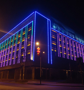 <span class=keywords><strong>Dmx</strong></span> không thấm nước IP66 RGB <span class=keywords><strong>LED</strong></span> ống ngoài trời tường máy giặt tuyến tính mặt tiền đèn cho cảnh quan xây dựng phác thảo chiếu sáng - Product Image 4