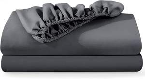 綿100% 通気性抜群 キング・クイーン・ツインサイズ ポリコットン フルサイズ フィットシーツ ホテル・病院用 - Product Image 5