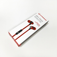 Quantité minimale de commande bas personnaliser 350g filaire casque écouteurs boîte de papier d'emballage pour produit électronique