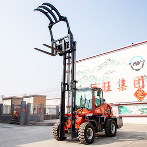 4 x4 שטח גס משטח מלגזה אדום מחוץ לכביש דיזל משאית חזק 4wd שטח קשה מלגזה - Product Image 3