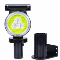 Nouvelle Offre Spéciale : Gyrophare Solaire 10 LED en ABS/PC IP66 avec Poignée, Portée Visuelle 800m, Garantie 1 An pour Cône de Signalisation