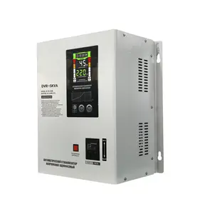 Penstabil tegangan input Super lebar, regulator voltase tipe relay terpasang di dinding desain baru 5kva 10kva