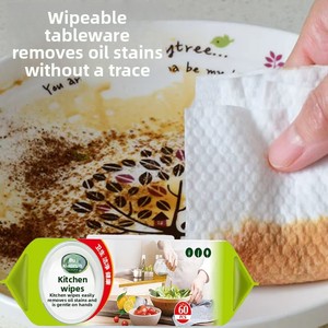 Toallitas de Papel para Cocina, para Limpiar Mesas y el Hogar, Eliminan Manchas de Aceite, Limpian Campanas Extractoras, Toallitas Húmedas - Product Image 4
