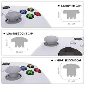 EXtremeRate - Nuevos Joysticks Intercambiables de Color Gris Hope para Controles de Xbox Series X S - Product Image 4