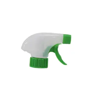 Child-Proof Flip Top Cap Type Silicone Spray Gun with 28 Screw Mouth 410 Plastic Bottle Cleaner Handheld Square Spray Nozzle