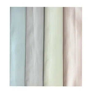 中国制造商纯色棉涤纶混纺衬衫面料
