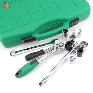 <span class=keywords><strong>120Pcs</strong></span> Công Cụ Chuyên Nghiệp Bộ Trong Trường Hợp Hộp Công Cụ Cho 1/4 "3/8" Tiến Sĩ Ổ Cắm Ratchet Cờ Lê Thiết Lập - Product Image 5